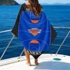 Beach Towel with Knicks logo Pattern - soft,absorbent,machine washable Lightweight&Modern,swimming,Travel Essentials