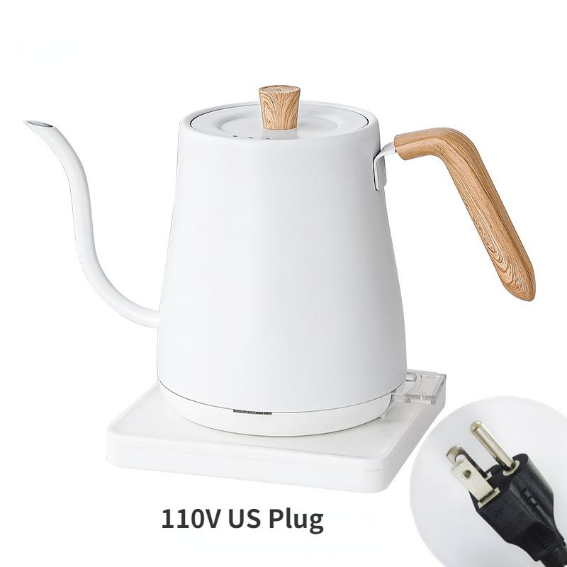 0.8L Gooseneck Electric Kettle 1000W Coffee Pot Electric Water Heater Teapot Portable Kettle Jug Slender Mouth Pot 110V