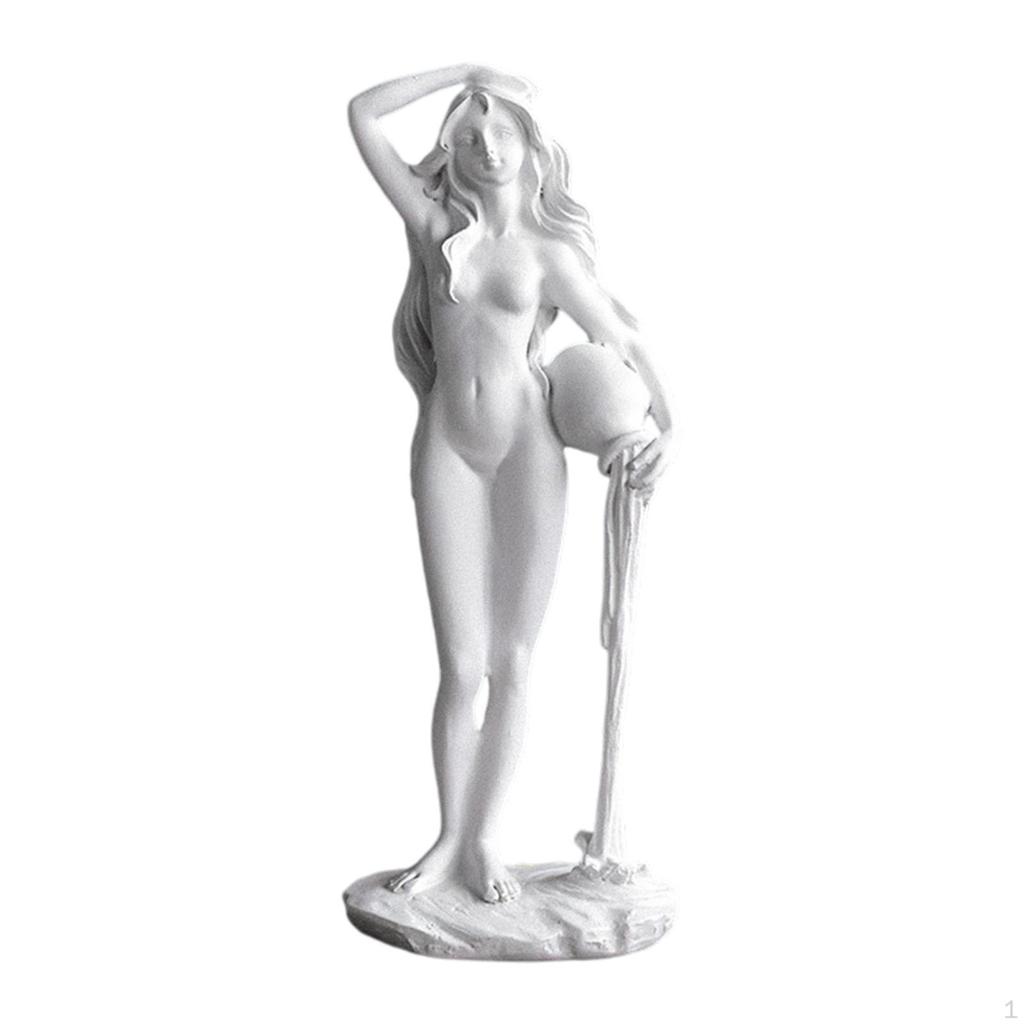 Скульптура Статуя Афродиты Коллекционная Белая Декоративная Фигурка Греческое Искусство для Офиса Книжной Полки