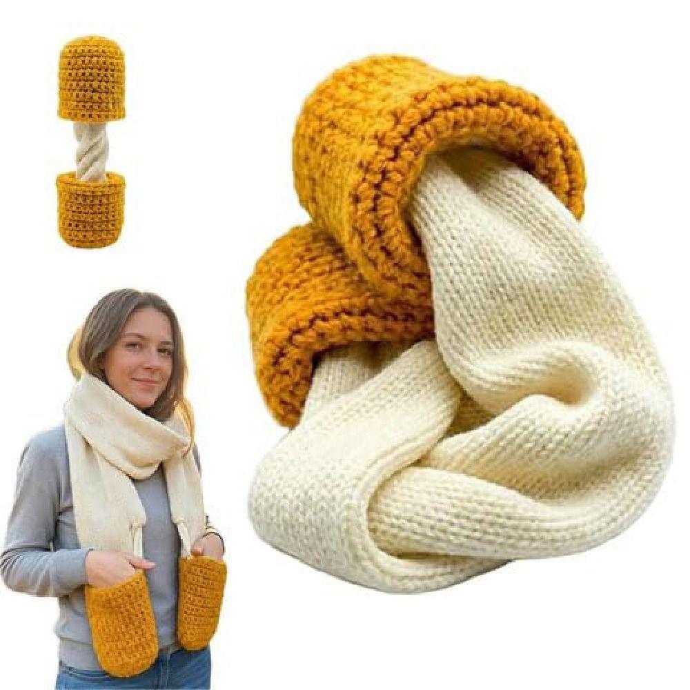 Warm Cheese Stick Scarf Cute Long Neck Scarves Children Gift Thermal Neck Warmer Foodies Gift