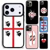 Чехол для телефона с флагом Сардинии для iPhone 17 16 15 Pro Max Air 14 13 12 11 Plus Ударопрочный чехол