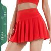 Быстросохнущая плиссированная спортивная юбка с защитой от просвечивания для бега, йоги, тенниса, бадминтона и гольфа