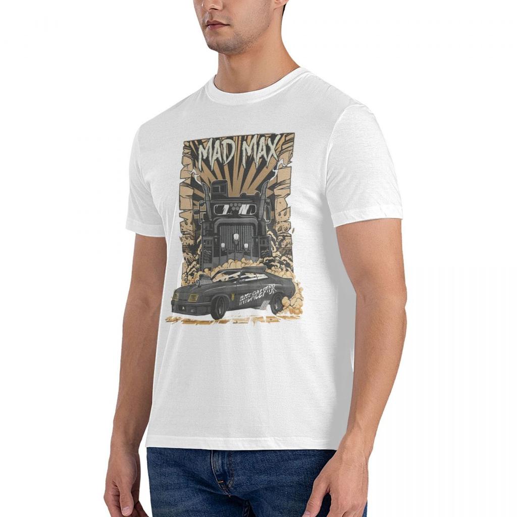 Футболка Interceptor Madmax Мужская футболка большого размера Модная повседневная футболка с коротким рукавом Винтажные женские футболки
