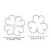 St. Patrick'S Day Shamrock Four Leaf Clover Diy 3D Cookie Cutter Fondant Molds Baking Decoration Tool For Cake Mold Party Lucky