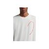 Moncler Мужская футболка с коротким рукавом и принтом букв, круглый вырез, Белый I10918C00022M2326034
