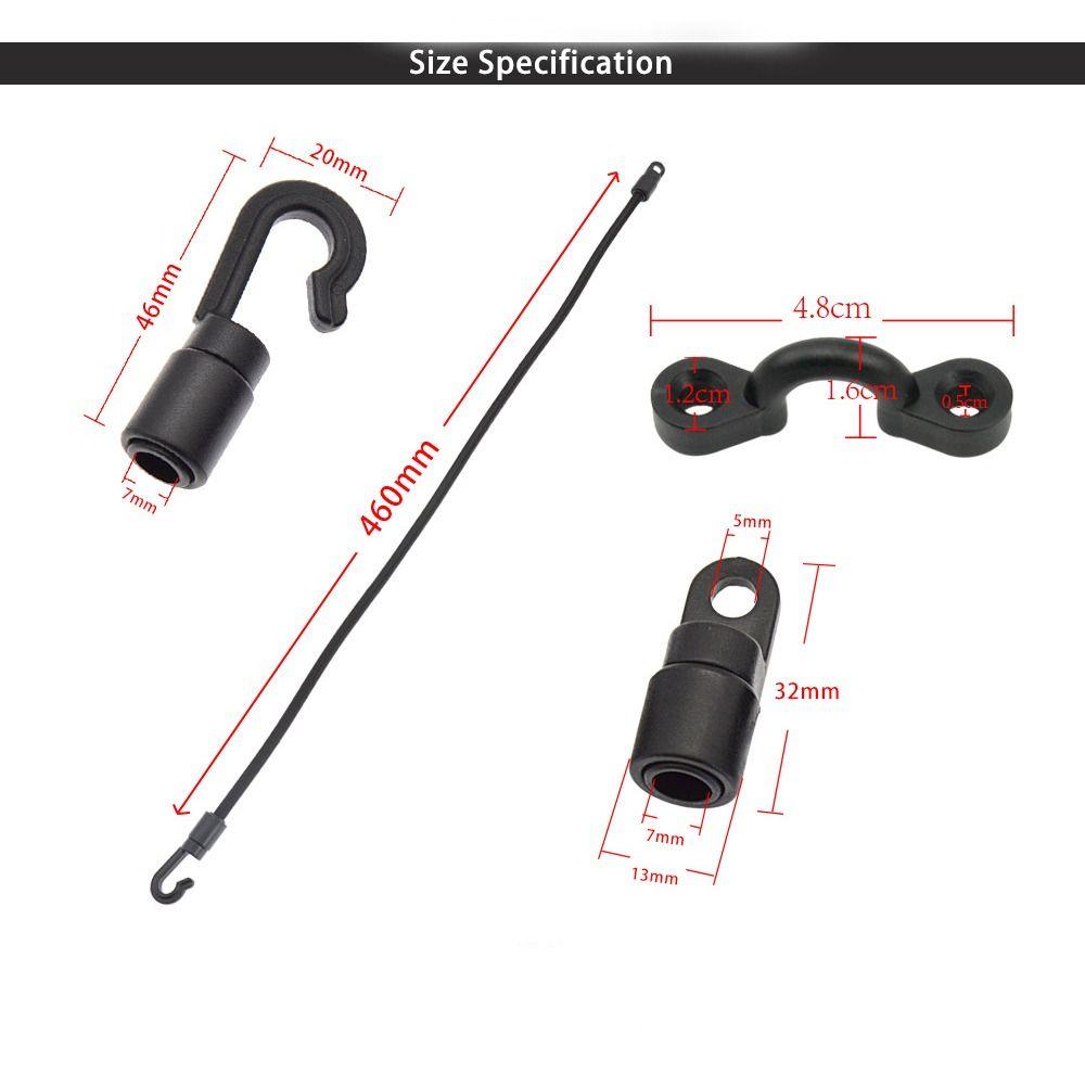 Universal Boat Rod Straps Wear-resistant Fishing Rod Tie Downs Replacement Rod Tamer