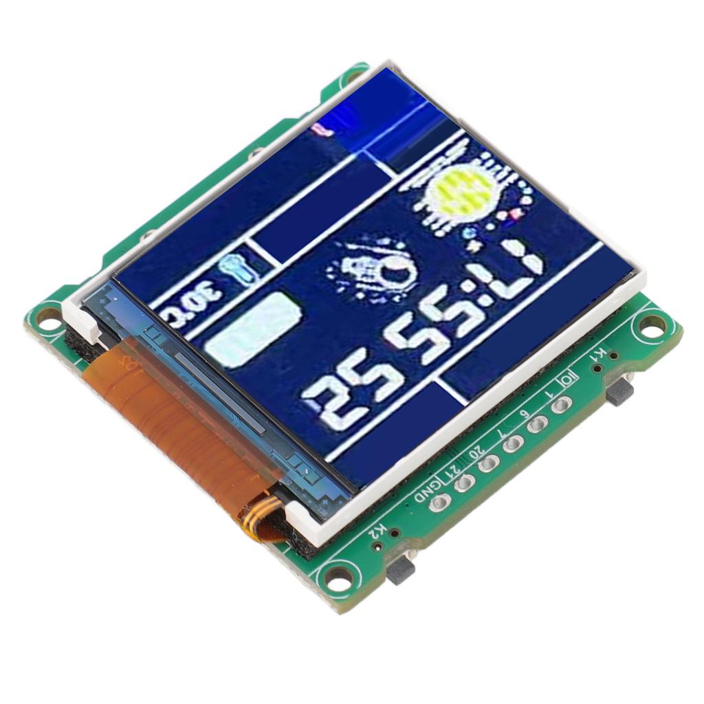 For ESP32 C3 Desktop Trinket Support WiFi Bluetooth 1.44inch LCD Display Mini TV Desktop Trinket Portable Pendant