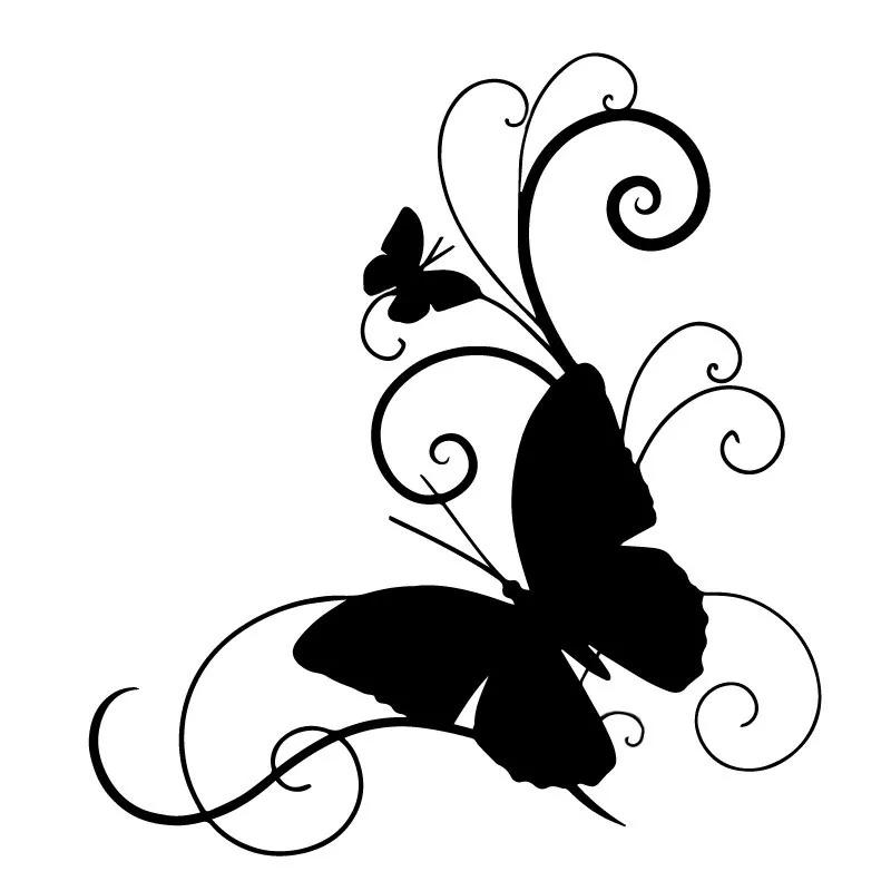 Car Sticker Stickers Butterfly Personality Car-Styling Custom PVC Motorcycle Rear Window Stickers Products Cute, Accessories Car