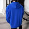 Мужская толстовка с капюшоном на молнии из флиса большого размера с бархатной подкладкой