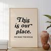 Это наше место Мы устанавливаем правила Цитата Черные постеры Тексты песен Тейлора Модные настенные художественные принты Бар Автомобиль Эстетика Домашнее украшение