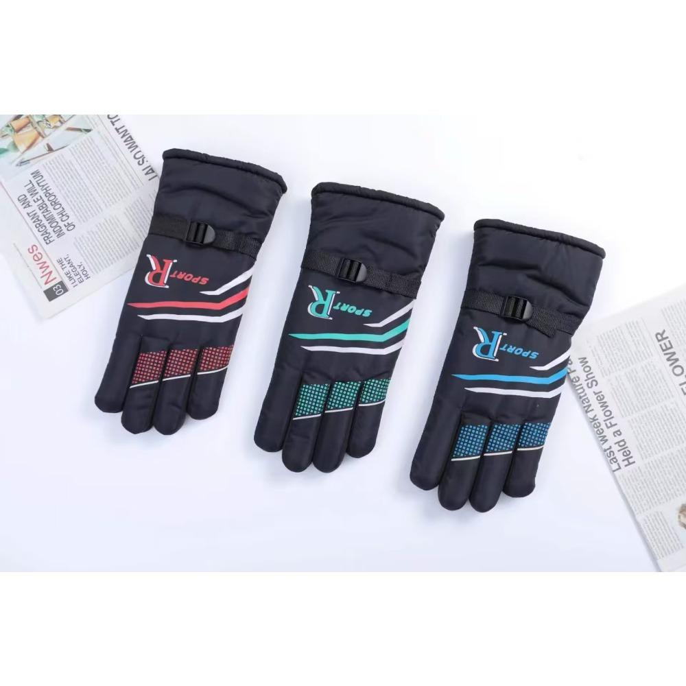 Мужские термоперчатки для улицы, лыжные, мотоциклетные, для езды на электромобиле, велосипедные, флисовые, более толстые