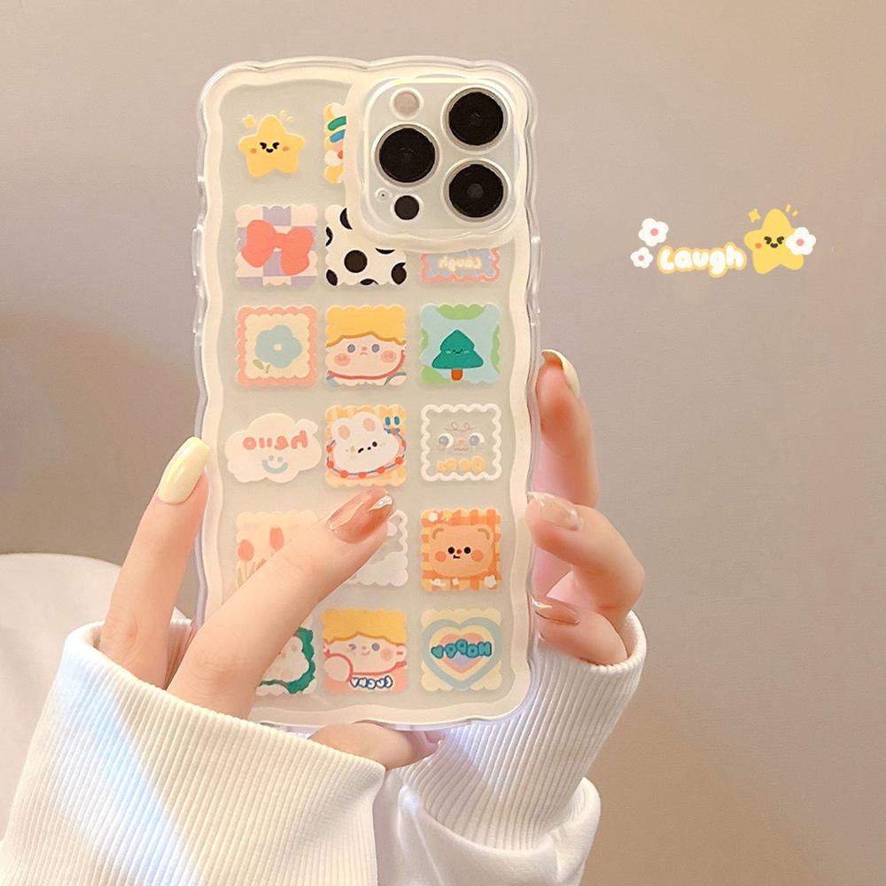 Cartoon 14 for IPhone15 for Apple Phone Case 12 Cute 11 Transparent 13/X/8 Soft 16promax