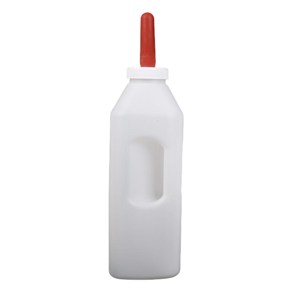 Бутылочка для кормления телят емкостью 1-5 л с ручкой и силиконовой соской для удобства кормления