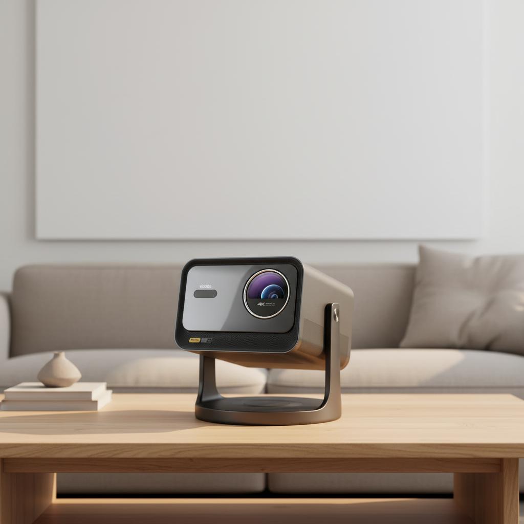 Vidda C3 Pro 4K Ultra HD 3D Built-In Optical Zoom Three-Color Laser Projector Connects Android Bedroom TVs Home Theater