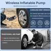 1PC Car Air Pump Car Portable Intelligent Wireless Digital Display Pump Multifunctional Tire Emergency Pump