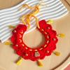 New Year Pet Scarf: Knitted Collar for Cats & Dogs - Celebrate Chinese New Year