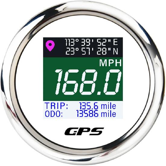 Для лодки, автомобиля, моторной яхты 52 мм Датчик GPS-спидометра + GPS-антенна 52 мм Водонепроницаемый TFT-экран Скорость ЖК-дисплей Общий пробег