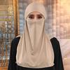 Plain Design Muslim Hijab Thin Instant Turban Stylish Headscarves  Daily Use