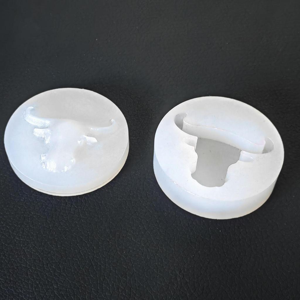 61 мм DIY Leather Craft форма для литья коровьей головы форма для литья из кожи растительного дубления в форме бычьей головы