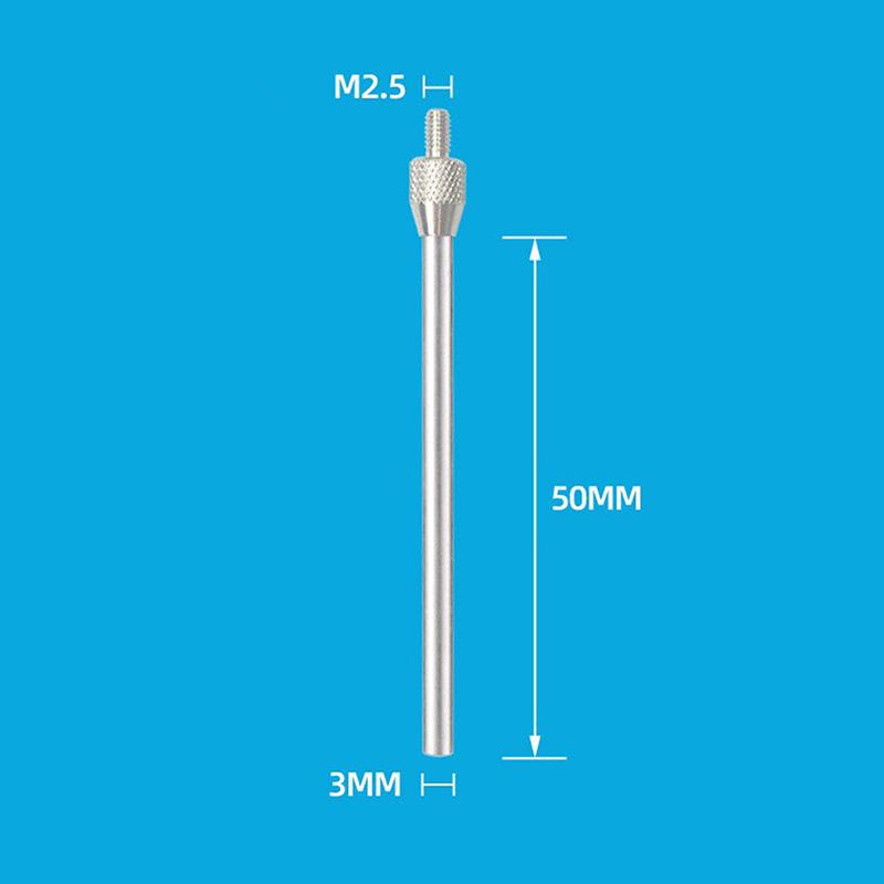 M2.5 Thread 1/1.5/2/3Mm Needle Diameter Dial Test Indicator Contact Point 10/20/30/40/50Mm Length Measuring Gauging Tools