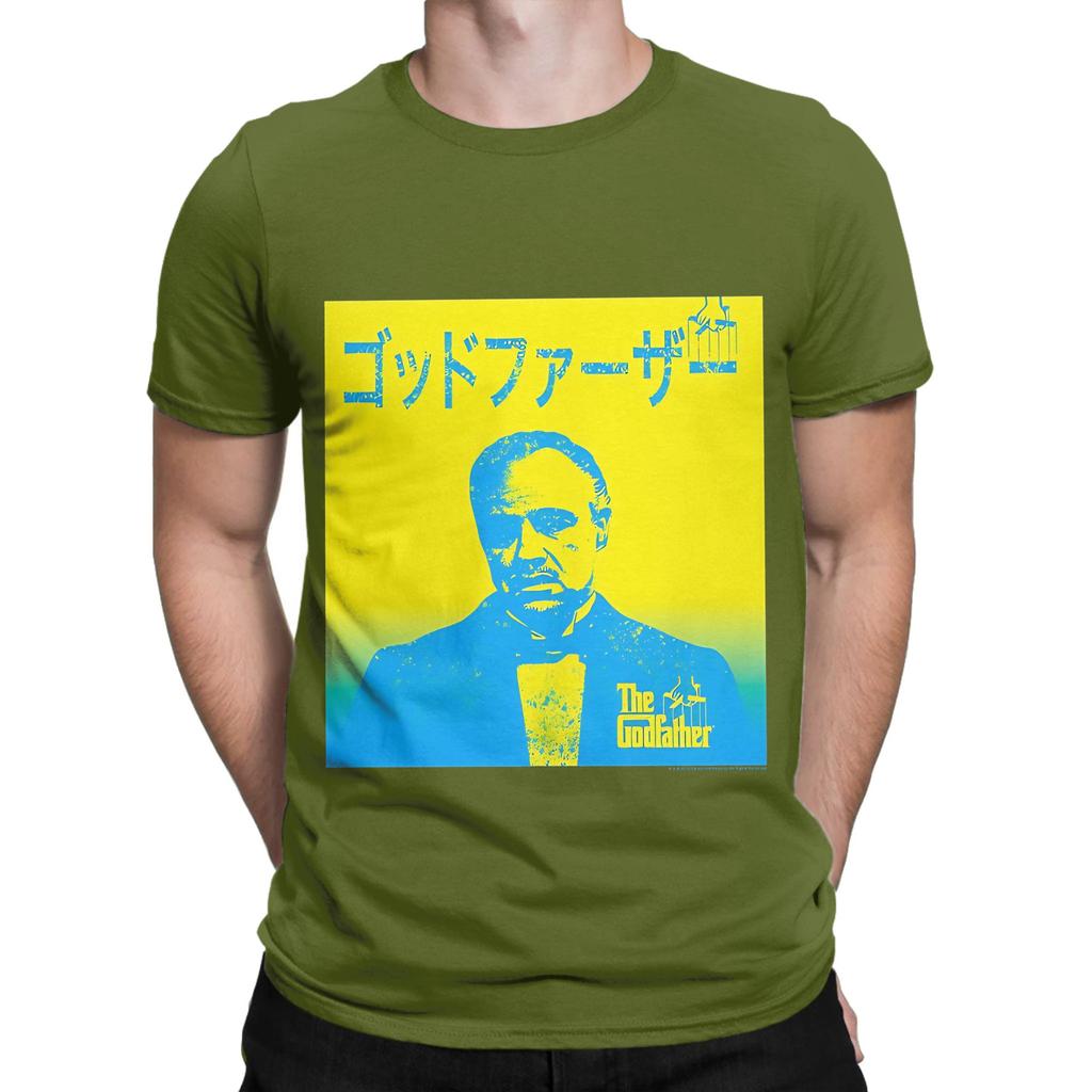 The Godfather Vito Corleone Kanji Poster Novelty 100 Cotton TShirt The Godfather Tops Tees For Unisex
