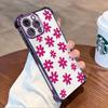 Простой нишевый высококачественный цветочный чехол для iPhone 15 с подушкой безопасности, чехол Apple 17 с защитой четырех углов от падения 16pm