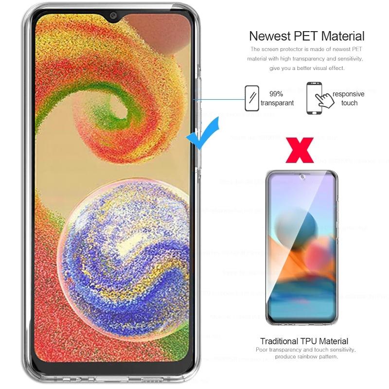 Phone Case For Samsung A14 5G Cover 360 Double PC+Silicone Transparent Cases For Samsung Galaxy A14 A 14 5G galaxyA14 Full Body TPU+PC Case