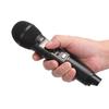 Karaoke Machine, Home Karaoke System with Two Wireless Microphones, Supports AUX, USB, and TF, for Home Parties (Black)