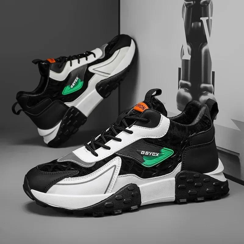 Мужские роскошные кроссовки, кроссовки для мужчин, новые повседневные кроссовки, мужские модные массивные кроссовки, мужская дизайнерская обувь 2024