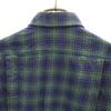 Aquascutum Сделано в Японии Рубашка с длинным рукавом в клетку зеленая Мужская Б/У