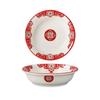 Retro Ceramic Soup & Noodle Bowl Set: Stir-fried Pork Bowl, Good Luck Stir-fry Plate, Snack Plate, Kitchen Utensils
