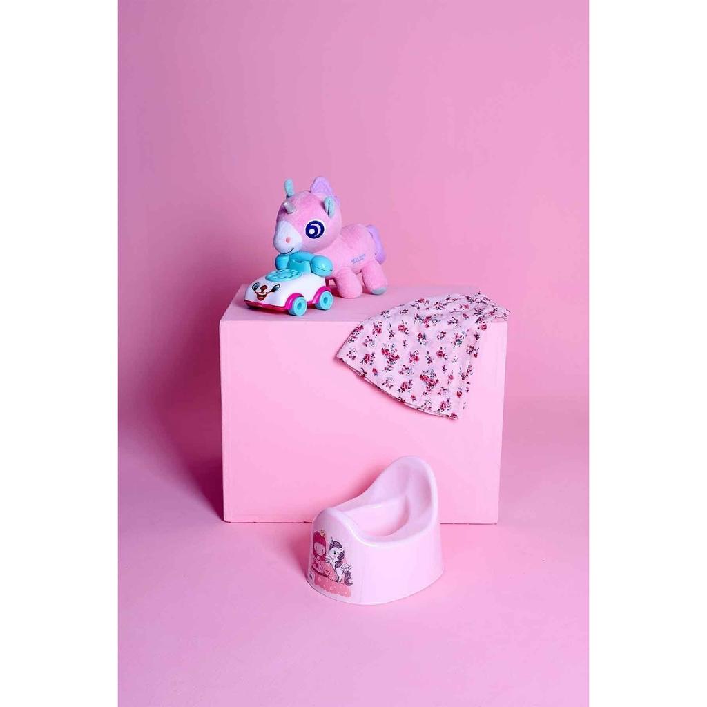 Детский туалет Ptte - Розовый горшок