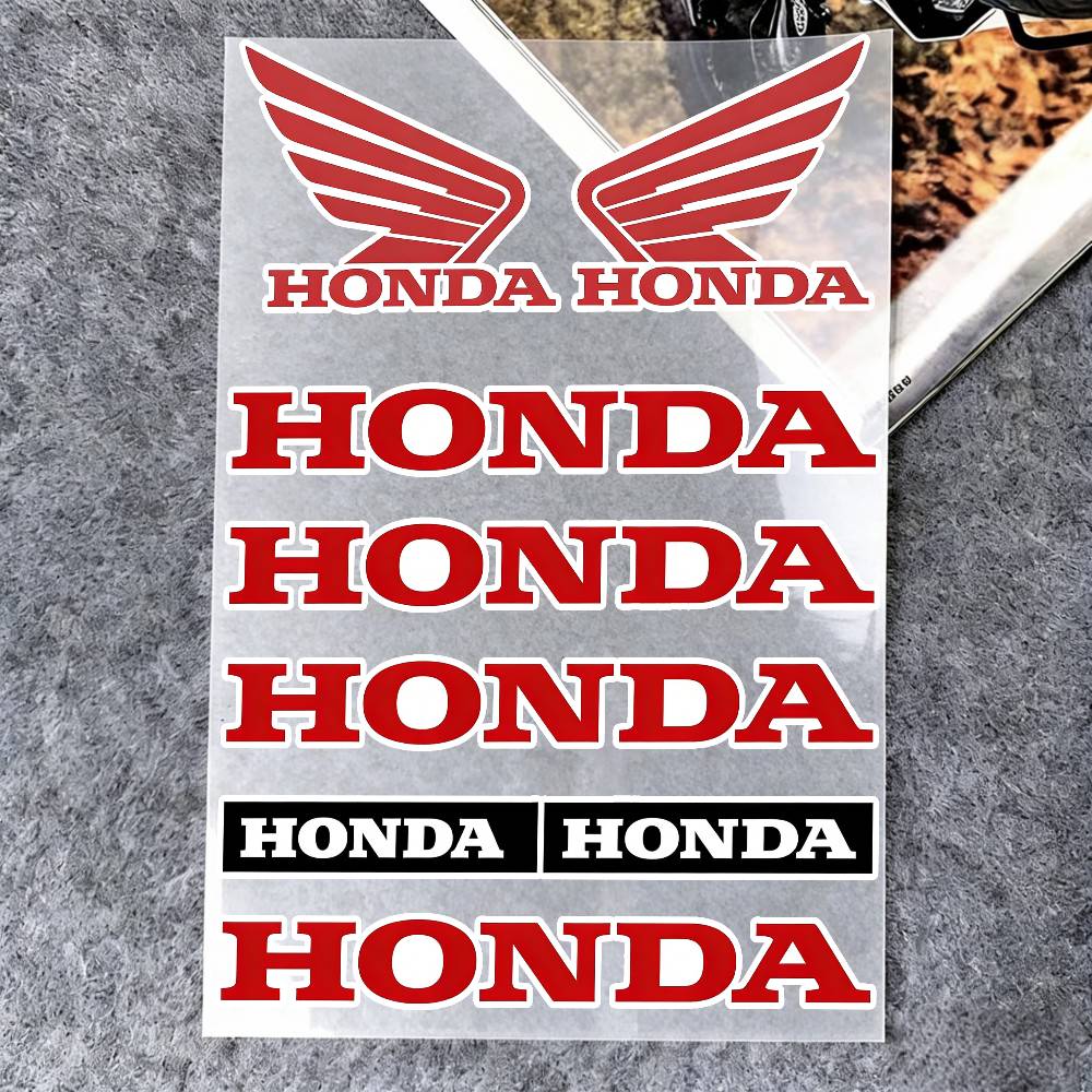 Светоотражающие наклейки для мотоциклов HONDA, 3M Предупреждение о безопасности ночью в темноте Шлемы для скутеров ZP8