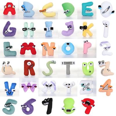 НОВЫЙ Плюшевый персонаж Alphabet Lore Кукла Каваи Мягкие игрушки Животные для Детей Рождественские Подарки