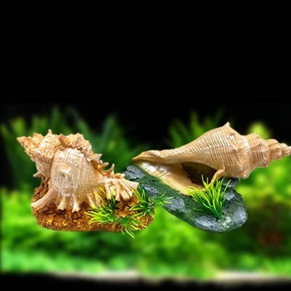 Natural Look Fish Hideaway Cave Resin Fish Tank Ornaments Shrimp Hiding House Aquarium Setup