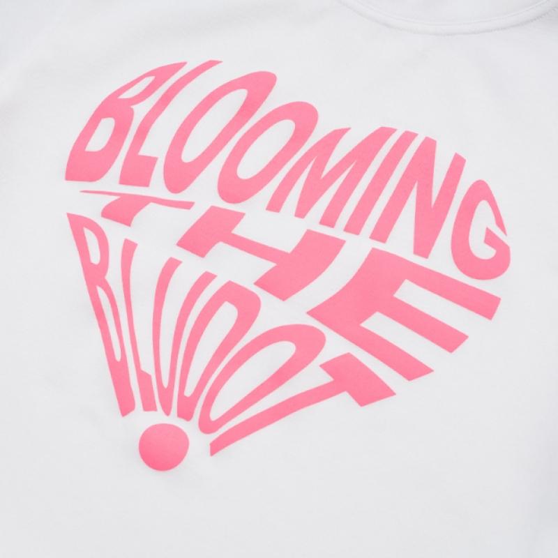 Blu DoT HearT ArTwork T shirT Wh