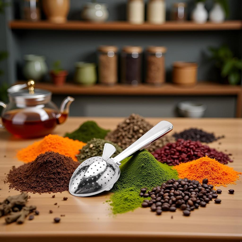1pc Silver Stainless Steel Tea Infuser Strainer Spoon Loose Leaf Filter Herbs Spice NEW!Tea Strainers and Filters About 15cm in length