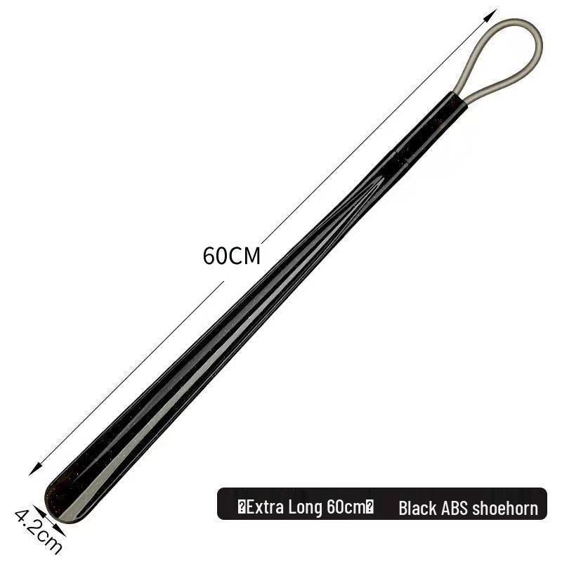 Очень длинная пластиковая ложка для обуви - Премиальный пуллер для обуви с длинной ручкой для легкого надевания