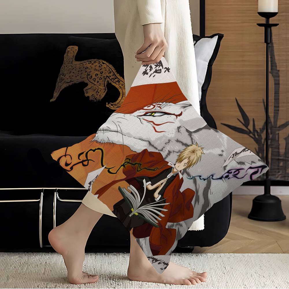 Natsume Yuujinchou Cartoon Cushion Cover Pillowcase Upholstery Sofa Throw Pillow Home Decor Pillowcas