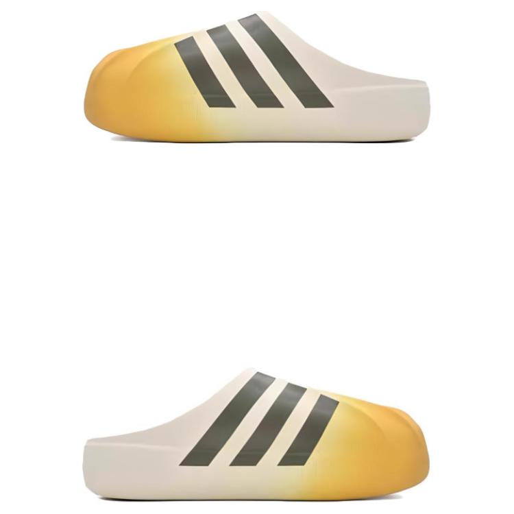 adidas Оригинальные Adifom Superstar Mule Удобные Нескользящие Тапочки с Закрытым Носком Унисекс Тапочки Желтые Белые Черные JP5687