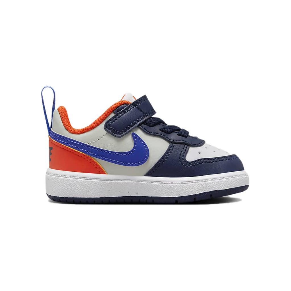 Nike Court Borough Low top Toddler Shoes Dark Cyan Orange Infant And Toddler DV5458-401