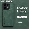 KEYSION Роскошный ретро чехол из ПУ кожи для OPPO Reno16 Pro 5G Силиконовый+ПК Ударопрочный чехол для телефона для OPPO Reno16 F 16 FS 5G