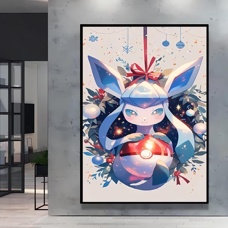 Anime Canvas Painting HD Prints Pikachu Posters Cartoon Character Picture Living Room Wall Decoration Christmas Gifts