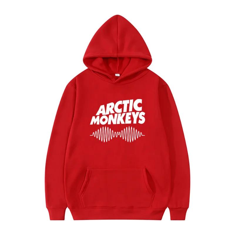 Женская мода Толстовки с капюшоном Осень-рок Arctic Monkeys Принт Толстовки Хип-хоп Толстовки Рэперские свитера Одежда Толстовки и свитшоты для женщин
