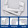 C Shaped Switch Plate Shim Silver Flush Mount Plate New Wall Plate Spacer  for Switch Installation