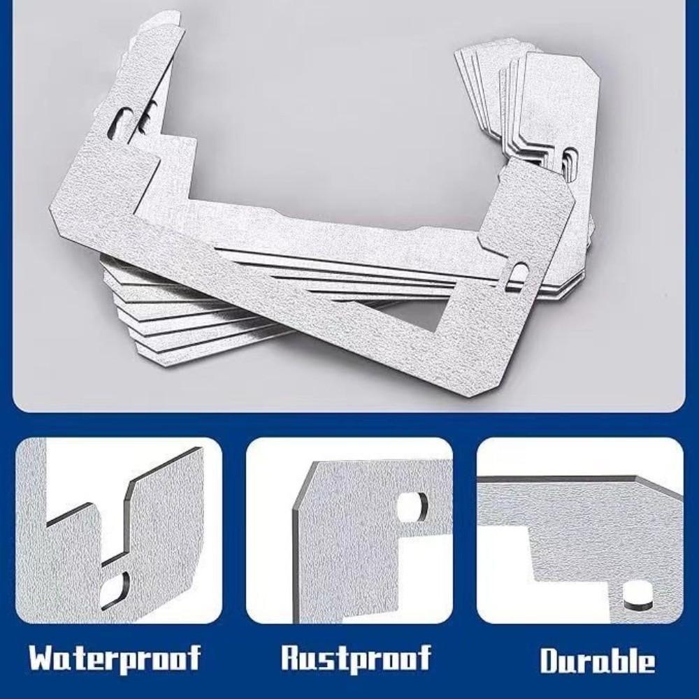 C Shaped Switch Plate Shim Silver Flush Mount Plate New Wall Plate Spacer  for Switch Installation
