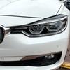 2pcs Car Headlight Eye Lid Covers ABS Carbon Headlight Lamp Eyebrows Trim Stickers for BMW 3 Series F30 F31 318i 320i 2012-2018