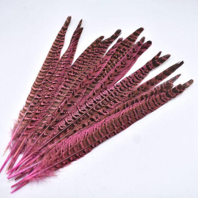 5 шт./Лот Натуральные перья хвоста фазана для рукоделия 10-12 дюймов Цветные перья для изготовления украшений DIY Украшения для вечеринок Плюмаж