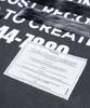 BLACKBLOND Vividi Hidden Slogan Pigment Short Sleeve T-Shirt (Charcoal)