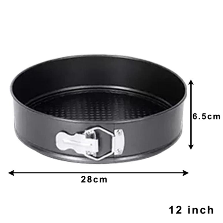 Removable Bottom Non-Stick Metal Cake Baking Pan Round Pizza Cake Mold Bread Baking Tray Bakeware Kitchen Accessories